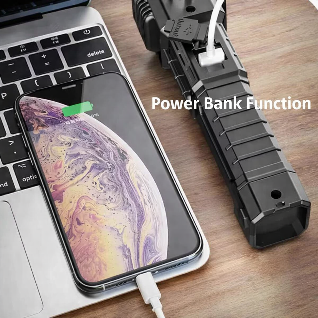 4-in-1 Indestructible Tactical Flashlight - Ultra Power