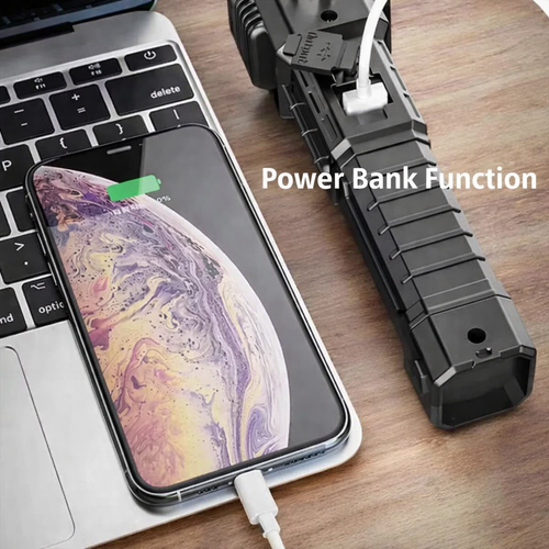 4-in-1 Indestructible Tactical Flashlight - Ultra Power